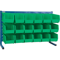 Rayonnage &agrave; persienne avec bacs, 18 bacs, 36" la x 8-1/4" p x 22" h Advanced Consulting and Training Ltd.