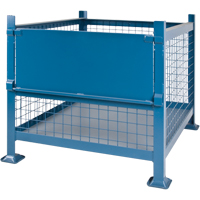 Bulk Stacking Containers, 34.5" W x 40.5" D x 30" H, 3000 lbs. Capacity Advanced Consulting and Training Ltd.