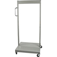 Mobile Tilt Bin Rack - Cart Only, Double-sided, 26-1/4" W x 22" D x 57-1/2" H Advanced Consulting and Training Ltd.