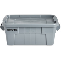 Bac de stockage Brute avec couvercle, 27,88” p x 16,5” la x 10,7" h, Capacit&eacute; 112 lb, Gris Advanced Consulting and Training Ltd.