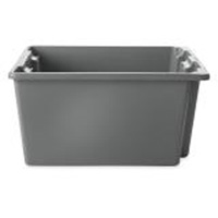 Caisse-palette empilable et emboîtable, 10" x 15,5" x 19,5", Gris Advanced Consulting and Training Ltd.
