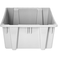 Caisse-palette empilable et emboîtable, 13" x 15,5" x 19,5", Gris Advanced Consulting and Training Ltd.