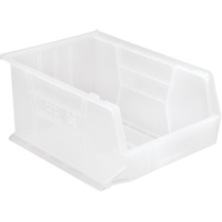 Clear-View Ultra Stack & Hang Bin, 11" W x 8" H x 16" D, Clear Advanced Consulting and Training Ltd.