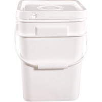 Square Pail, Plastic, 4 gal. Advanced Consulting and Training Ltd.