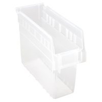 Bacs pour &eacute;tag&egrave;re Store-Max, 4-3/8" la x 8" H x 11-5/8" p, Transparent, Capacit&eacute; 44 lb Advanced Consulting and Training Ltd.