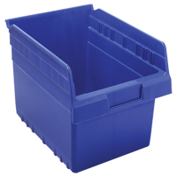 Bacs pour &eacute;tag&egrave;re Store-Max, 8-3/8" la x 8" H x 11-5/8" p, Bleu, Capacit&eacute; 44 lb Advanced Consulting and Training Ltd.