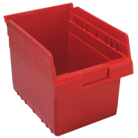 Bacs pour &eacute;tag&egrave;re Store-Max, 8-3/8" la x 8" H x 11-5/8" p, Rouge, Capacit&eacute; 44 lb Advanced Consulting and Training Ltd.