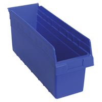 Bacs pour &eacute;tag&egrave;re Store-Max, 6-5/8" la x 8" H x 17-7/8" p, Bleu, Capacit&eacute; 56 lb Advanced Consulting and Training Ltd.