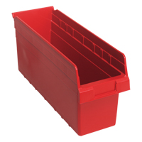 Bacs pour &eacute;tag&egrave;re Store-Max, 6-5/8" la x 8" H x 17-7/8" p, Rouge, Capacit&eacute; 56 lb Advanced Consulting and Training Ltd.