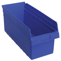 Bacs pour &eacute;tag&egrave;re Store-Max, 8-3/8" la x 8" H x 17-7/8" p, Bleu, Capacit&eacute; 56 lb Advanced Consulting and Training Ltd.