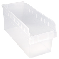 Bacs pour &eacute;tag&egrave;re Store-Max, 8-3/8" la x 8" H x 17-7/8" p, Transparent, Capacit&eacute; 56 lb Advanced Consulting and Training Ltd.