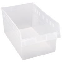 Bacs pour &eacute;tag&egrave;re Store-Max, 11-1/8" la x 8" H x 17-7/8" p, Transparent, Capacit&eacute; 56 lb Advanced Consulting and Training Ltd.