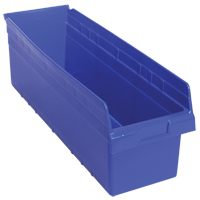 Bacs pour &eacute;tag&egrave;re Store-Max, 8-3/8" la x 8" H x 23-5/8" p, Bleu, Capacit&eacute; 68 lb Advanced Consulting and Training Ltd.