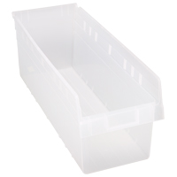 Bacs pour &eacute;tag&egrave;re Store-Max, 8-3/8" la x 8" H x 23-5/8" p, Transparent, Capacit&eacute; 68 lb Advanced Consulting and Training Ltd.