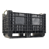 Heavy-Duty BulkTote&reg; Container, 30" L x 16" W x 19.2" H, Black Advanced Consulting and Training Ltd.