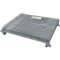 Conteneur repliable en m&eacute;tal grillag&eacute;, 40" la x 48" p x 42" h, Capacit&eacute; de 4000 lb Advanced Consulting and Training Ltd.