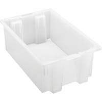 Contenant robuste Stack & Nest, 6" x 11" x 18", Transparent Advanced Consulting and Training Ltd.
