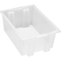 Contenant robuste Stack & Nest, 8" x 13,5" x 19,5", Transparent Advanced Consulting and Training Ltd.