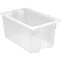 Contenant robuste Stack & Nest, 12" x 15,5" x 23,5", Transparent Advanced Consulting and Training Ltd.