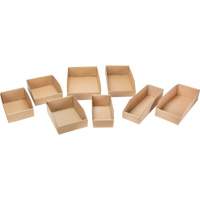 Deep Corrugated Parts Bins, 11-3/4" W x 17-1/4" D x 4-1/2" H, Beige Advanced Consulting and Training Ltd.
