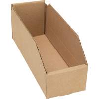 Deep Corrugated Parts Bins, 3-3/4" W x 11-1/4" D x 4-1/2" H, Beige Advanced Consulting and Training Ltd.