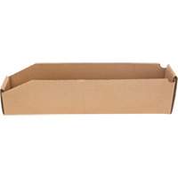 Deep Corrugated Parts Bins, 1-7/8" W x 17-1/8" D x 4-1/2" H, Beige Advanced Consulting and Training Ltd.