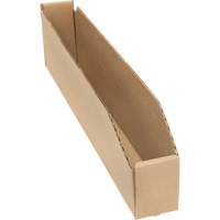 Deep Corrugated Parts Bins, 2-7/8" W x 17-1/4" D x 4-1/2" H, Beige Advanced Consulting and Training Ltd.