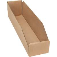 Deep Corrugated Parts Bins, 3-3/4" W x 17-1/4" D x 4-1/2" H, Beige Advanced Consulting and Training Ltd.