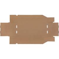 Deep Corrugated Parts Bins, 7-3/4" W x 17-1/4" D x 4-1/2" H, Beige Advanced Consulting and Training Ltd.