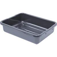 Bac d'entreposage tout usage &agrave; fond rainur&eacute;, 5" ha x 15" p x 21" lo, Plastique, Gris Advanced Consulting and Training Ltd.