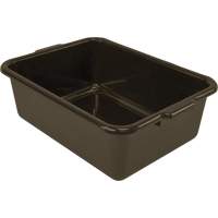 Bac d'entreposage tout usage &agrave; fond plat, 7" ha x 15" p x 21" lo, Plastique, Brun Advanced Consulting and Training Ltd.