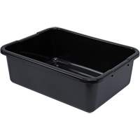 Bac d'entreposage tout usage &agrave; fond rainur&eacute;, 7" ha x 15" p x 21" lo, Plastique, Noir Advanced Consulting and Training Ltd.