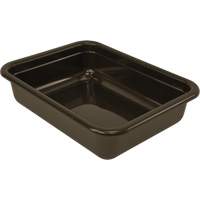 Bac d'entreposage tout usage &agrave; fond plat, 5" ha x 17" p x 22" lo, Plastique, Brun Advanced Consulting and Training Ltd.