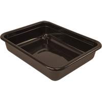 Bac d'entreposage tout usage &agrave; fond plat, 5" ha x 15" p x 20" lo, Plastique, Brun Advanced Consulting and Training Ltd.