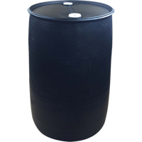 Polyethylene Drums, 55 US gal (45 imp. gal.), Closed Top, Black Advanced Consulting and Training Ltd.