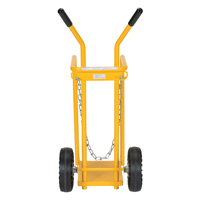Chariot pour bouteille de gaz, Roues Caoutchouc moul&eacute;, Base de 9-13/16" la x 16" lo, 150 lb Advanced Consulting and Training Ltd.