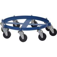 Chariot pour baril octogonal, Acier, Capacit&eacute;e 2000 lb, Diam&egrave;tre 27-1/16", Roue en Fonte Advanced Consulting and Training Ltd.