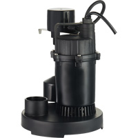 Thermoplastic Submersible Sump Pump, 2560 GPH, 115 V, 4.6 A, 1/3 HP Advanced Consulting and Training Ltd.