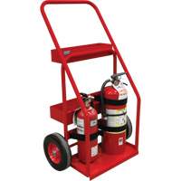 Hot Works Fire Prevention Cart, Semi-Pneumatic Wheels, 17.75" W x 8.9" L Base, 100 lbs. Advanced Consulting and Training Ltd.