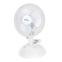 Ventilateur &agrave; pince & de bureau, Diam&egrave;tre 6", 2 vitesses Advanced Consulting and Training Ltd.