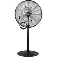 Ventilateur oscillant sur socle avec vaporisation &agrave; moteur &eacute;tanche &agrave; l'eau, Robuste, 3 Vitesses, Diam&egrave;tre de 30" Advanced Consulting and Training Ltd.