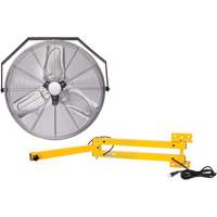 Industrial Workstation Fan Kit with Double Locking Arm, Industrial, 3 Speed, 24" Diameter Advanced Consulting and Training Ltd.