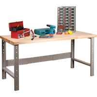 Pre-Designed Workbench, Top & Legs Only, 2500 lbs. Cap., 72" W x 30" D, 34" H Advanced Consulting and Training Ltd.