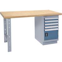 Heavy-Duty Workbench, Door w/ Drawer Combination, 1500 lbs. Cap., 60" W x 36" D, 34" H Advanced Consulting and Training Ltd.