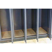 Locker Base Insert, Fits Locker Size 12" x 18", Light Grey, Plastic Advanced Consulting and Training Ltd.