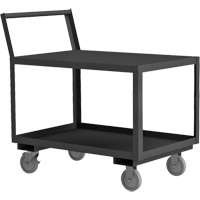 Chariot de service avec surface surbaiss&eacute;e, 2 niveaux, 24-1/4" la x 51" p x 37-1/2" h, 1200 lb Cap Advanced Consulting and Training Ltd.