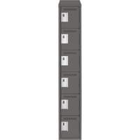 Petits casiers Clean Line, 6 niveaux, 12" x 18" x 78", Acier, Charbon, Rivet (assembl&eacute;) Advanced Consulting and Training Ltd.