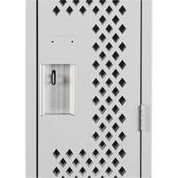 Clean Line Lockers, 12" x 12" x 72", Steel, Grey, Rivet (Assembled), Perforated Advanced Consulting and Training Ltd.