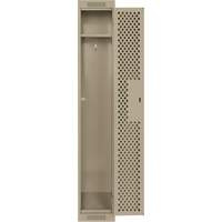 Casiers Clean Line, 12" x 12" x 72", Acier, Beige, Rivet (assembl&eacute;), Perfor&eacute; Advanced Consulting and Training Ltd.