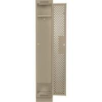Casiers Clean Line, 12" x 18" x 76", Acier, Beige, Rivet (assembl&eacute;), Perfor&eacute; Advanced Consulting and Training Ltd.